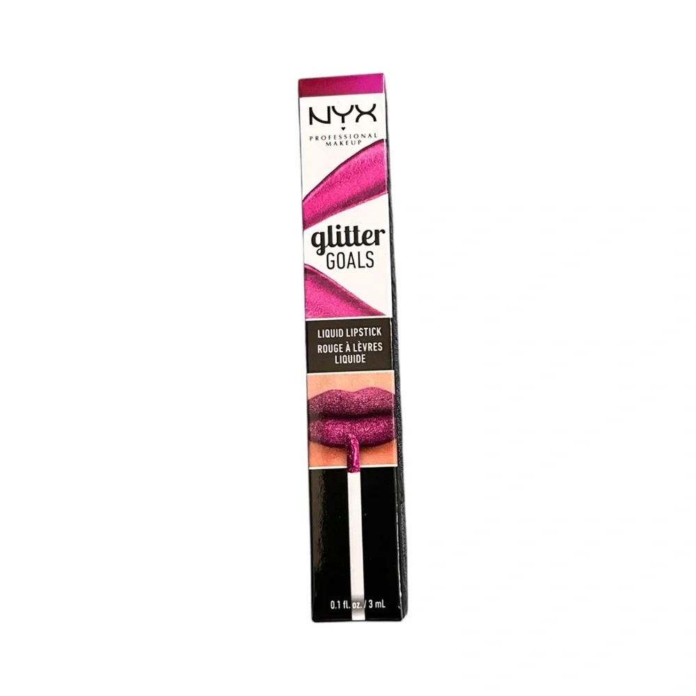 NYX Bloodstone Glitter Goals Liquid Lipstick Sparkle Matte Discontinued NWT
